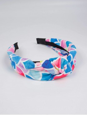 Fashion Flower Print Headband 